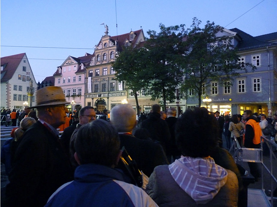 Naumburger pilgerten zum Heiligen Vater nach Erfurt (Foro: Karl-Franz Thiede)